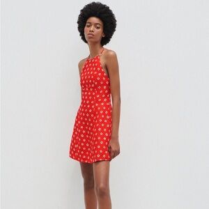 Red Zara dress